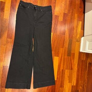 J. Crew Black denim trousers jean